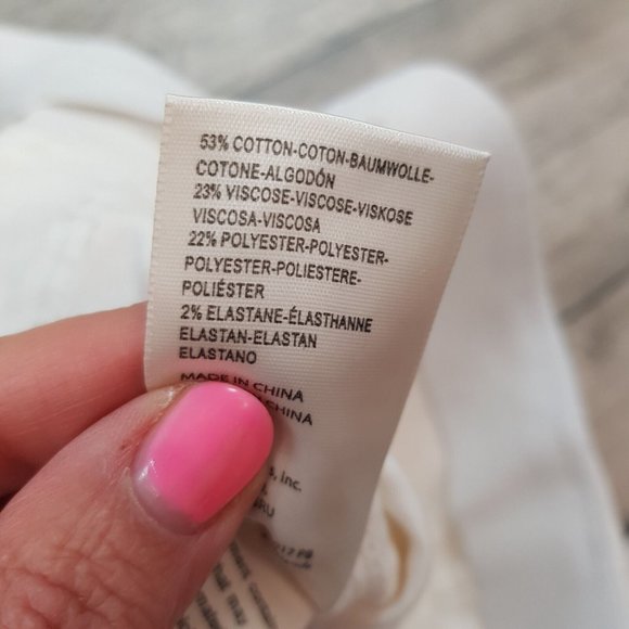 Free People Penny Pull On Flare Jeans 25 UK 4 White Floral Flares Boho BN - Picture 11 of 12